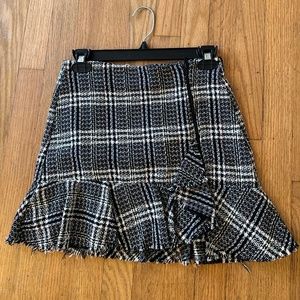 Zara Trafuluc collection tweed skirt Size XS